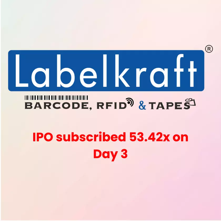 Labelkraft Technologies IPO subscribed 53.42x on Day 3